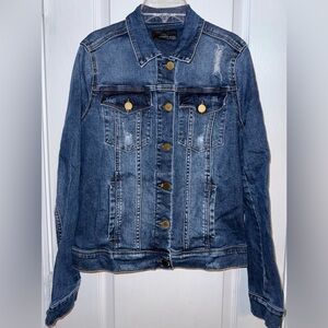 Articles of Society Like New Ripped Jean Jacket